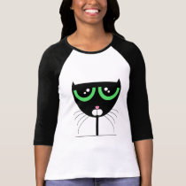 Black Cat - T-Shirt by gabycat Black Cat - T-Shirt