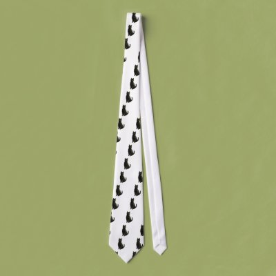 Black Cat Neck Ties Zazzle_tie Black Cat Neck Ties Zazzle_tie