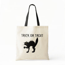 Black Cat Trick or Treat bags by halloweenstuff Black Cat Trick or Treat bags