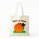 Black Cat Trick or Treat bags