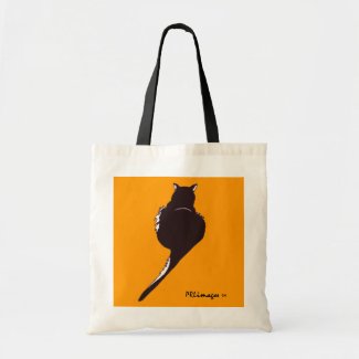 Black Cat Trick or Treat Bag