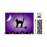 Black Cat Trick or Treat? Halloween US Postage