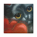 BLACK CAT VALENTINE Magnet