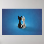 Black Cat White Cat (Color 1) Print
