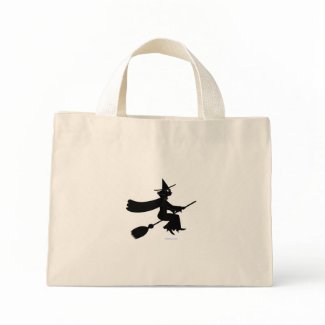 Black Cat Witch Bag bag