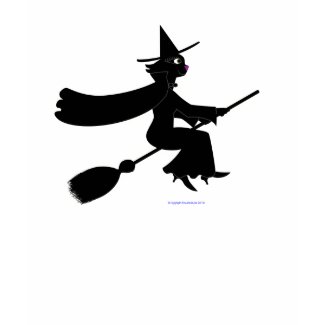 Black Cat Witch BW Ring Shirt shirt