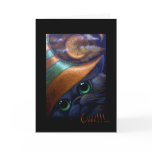 BLACK CAT WITCH HAT 1 Card