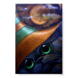 BLACK CAT WITCH HAT 4"X6" PRINT BLACK CAT WITCH HAT 4"X6" PRINT