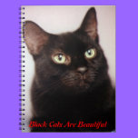 Black Cats Are Beautiful Notebook notebooks