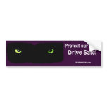 Black Cat's Eyes Bumper Stickers