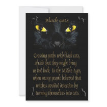 Black cats invitations by toots1 Black cats invitations