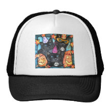 Black Cats & Jacks Mesh Hat