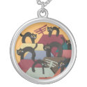 Black Cats Necklace necklace