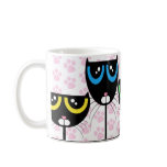 Black Cats & Paws - MUG