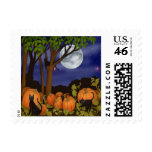 Black Cats & Pumpkins Postage