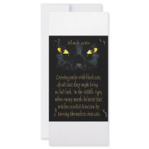 Black cats rack cards