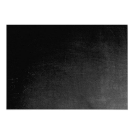 Black Chalkboard Elegant Reception Card