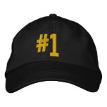 Black Champion Cap -  SRF Embroidered Baseball Cap