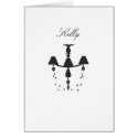 Black Chandelier cards