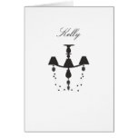 Black Chandelier cards