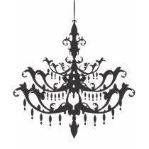 Black Chandelier t-shirts
