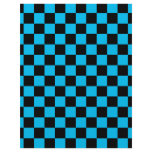 Black checkers on blue background custom flyer