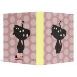 black cheshire cat binder
