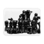Black Chess Pieces Flexible Magnet