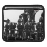 Black Chess Pieces iPad Sleeve