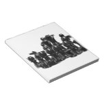 Black Chess Pieces Notepad