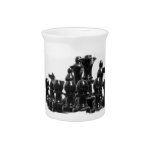 Black Chess Pieces Pitcher