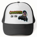 Black Chevy Camaro SS Hat by edawgdesigns Black Chevy Camaro SS Hat