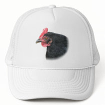 Black chicken hat