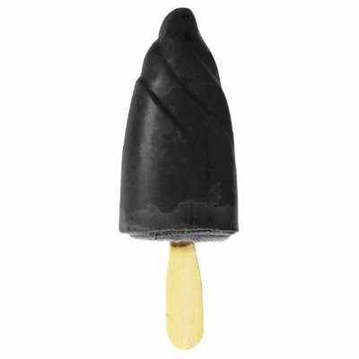 Black Chocolate Icecream Lolly Photo Sculpture by superdumb