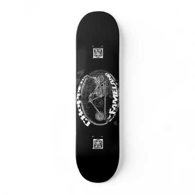 Black Chopper Skateboard by fameland