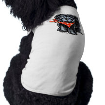 Black Chow Chow Sailor Doggie Tshirt