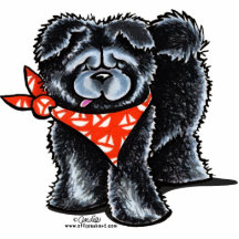 Black Chow Chow Sailor Photo Cut Outs