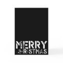 Black Christmas cards