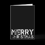 Black Christmas v4 Greeting Card