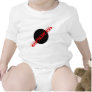 Black Circle Baby Bodysuit