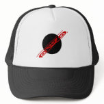Black Circle Mesh Hat