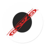 Black Circle stickers