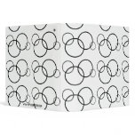Black Circles Custom Binder binders