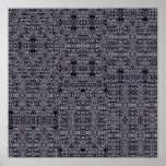 Black Circuits Collage 1 Poster