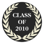Black class of school college graduation gift tag