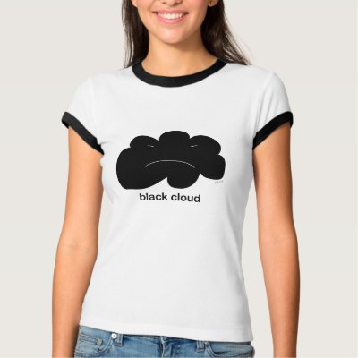 Black Cloud T-shirts by pythondesigns