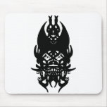 Black Clown Mouse Pad