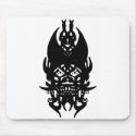 Black Clown Mouse Pad mousepads