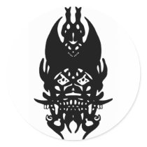 Black Clown stickers by Sabretooth Black Clown stickers