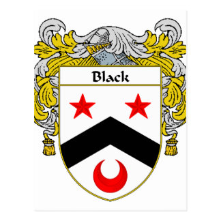 Black Coat Of Arms Postcards | Zazzle